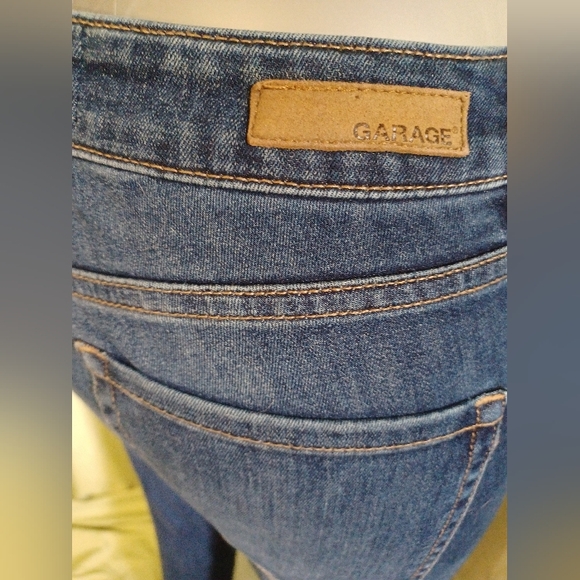 🍒 GARAGE Distressed Skinny Leg Denim Jeans - Picture 4 of 11
